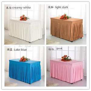 Round Church <b>Table</b> Cloth White <b>Table</b> <b>Cover</b> Designs for Hotel Banquet Wedding Restaurant - Product Image 5