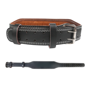 เข็มขัดยกน้ำหนักหนังวัวแท้ปี 2026 พร้อมโลโก้สั่งทำพิเศษ รองรับหลังสำหรับฟิตเนส ยกน้ำหนัก เพาเวอร์ลิฟติ้ง แบบมีคันโยก จัดส่งแบบดรอปชิป - Product Image 1