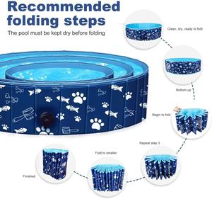A01 Seasonic piscina para mascotas bañera de hielo inflable inmersión fría muti-especificación mascota plegable piscina para perros - Product Image 5
