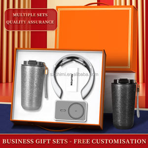 Juego de regalo de alta calidad con el mejor artículo promocional Taza Ti + Masaje de cuello + Banco de energía Caja de regalo de negocios - Product Image 2