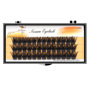 Extensiones de Pestañas DIY Estilo Natural al por Mayor, Segmentos de Pestañas en Racimo, Segmentos de Pestañas Invertidas, Pestañas de Tira Completa para - Product Image 2