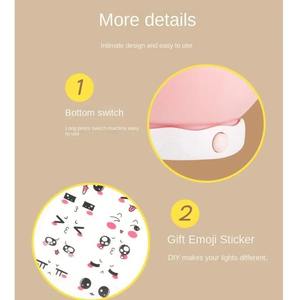 Lámpara de Noche de PVC con Forma de Pez de Madera, Luz de Oración para la Bendición, Regalo con Ajuste de Tres Colores, Lámpara Percusiva, Juguete de Regalo - Product Image 2