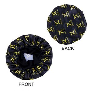 Gorro de Satén con Estampado de los 12 Signos del Zodiaco, Personalizable con Logotipo, Talla Extra Grande, para Dormir, Uso Diario en Exteriores, para Mujeres, Cuatro Estaciones - Product Image 5