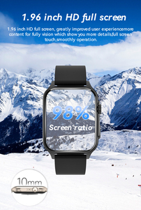 Montre intelligente <span class=keywords><strong>2023</strong></span> grand écran 1.96 pouces pas cher appel téléphonique Smartwatch N80 assistant vocal sport Reloj IP67 montre-bracelet pour hommes - Product Image 5