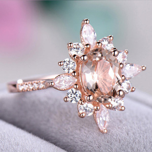 Bague flocon de neige pour femmes, bijoux élégants et étincelants, vente en gros - Product Image 3
