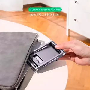 Adjustable Aluminum <b>Phone</b> Stand For <b>Mobile</b> Devices 3 To 7.9 Inches Silver Desk Mount <b>Holder</b> By Ugreen Model 80708 - Product Image 5