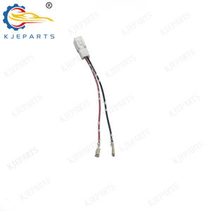 自動車用<span class=keywords><strong>2</strong></span>ピンアダプターカーオーディオホーン配線同軸ウーファースピーカーハーネステール端子付きPVC & PTFE絶縁トヨタ用 - Product Image 2