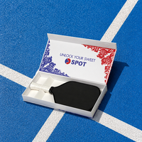Raquette de pickleball, boîte cadeau en forme de livre, personnalisable, matériaux recyclés écologiques, équipement de protection sportive, papier doublé d'éponge