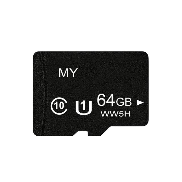 SD Card 64GB 128GB TF Card Plastic High-Speed Performance Durable with Heat Resistance for Security Camera
