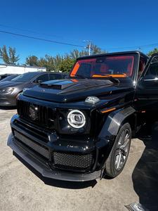 Per Mercedes-Benz G-wagon <span class=keywords><strong>2018</strong></span> + aggiornamento G900 B900 razzo Bodykiit in fibra di carbonio a secco W464 W463A G63 stile di alta qualità diffusore labbro - Product Image 5