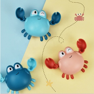 Giocattoli da Bagno Estivi Bestseller, Simpatici Animali Cartoon a Forma di Granchio in Plastica, Giocattoli da Bagno a Carica Meccanica per Neonati - Product Image 2