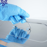 Boîte autoclave pour instruments chirurgicaux, plateau de stérilisation en acier inoxydable avec couvercle ventilé et poignée, verrous latéraux sécurisés