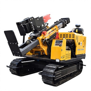 เครื่องตอกเสาเข็มไฮดรอลิกแบบตีนตะขาบ EVERSTAR รุ่น HXR6 เครื่องยนต์ 97 กิโลวัตต์ ความยาวเสาเข็มสูงสุด 6 เมตร มอเตอร์ปั๊มพลังงานแสงอาทิตย์ รับน้ำหนักได้มาก - Product Image 1