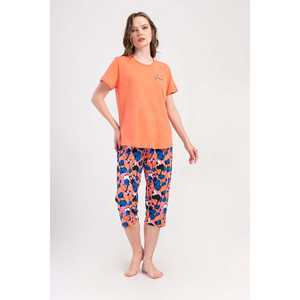 Combinaison de nuit ovale à manches courtes et col rond pour femme, taille XXL - Product Image 4