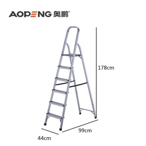 Scala Pieghevole in Alluminio a 6 Gradini, Leggera e Multiuso, Certificata EN131 per Uso Industriale e Domestico - Product Image 2