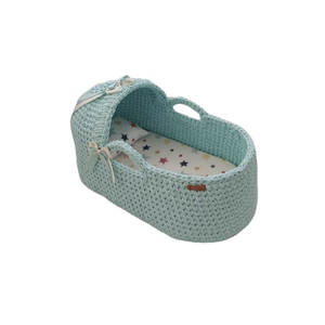 Cesta Moisés de Crochet de Lujo ENWEI 2025, Tamaño XXL para Recién Nacidos, Tejido Ecológico de Alta Calidad, Cesta de Almacenamiento <span class=keywords><strong>Plegable</strong></span> y Segura - Product Image 5