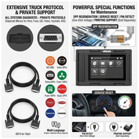 Ancel HD3200 Scanner de diagnostic pour poids lourds OBD2 universel, diagnostic complet du système, prise en charge des protocoles ABS pour