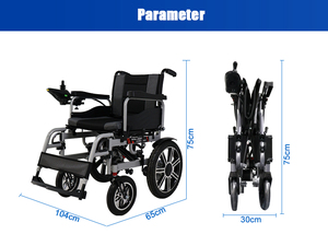 Silla <span class=keywords><strong>de</strong></span> <span class=keywords><strong>Ruedas</strong></span> Eléctrica en Oferta, Motor <span class=keywords><strong>de</strong></span> 250W*2, Batería <span class=keywords><strong>de</strong></span> Plomo-Ácido <span class=keywords><strong>de</strong></span> 24V 12AH, Reposabrazos Abatibles, Reposapiés Desmontables - Product Image 5