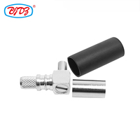 Usine TS9 prise mâle soudure gratuite sans soudure 90 degrés pour LMR195 LMR200 RG58 RG223 RG400 RG142 câble EZ RF connecteur Coaxial