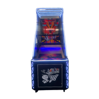 Machine d'arcade de basket-ball de rue en métal personnalisable pour intérieur, à monnayeur, 110/220V, jeu sportif personnalisable, espagnol, anglais