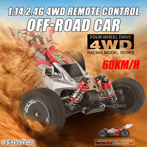 Véhicule tout-terrain 4x4 <span class=keywords><strong>carrosserie</strong></span> en alliage d'aluminium 1:14 télécommande Rc Stunt Drift Car Toy Brushless Racing Game pour enfant haute vitesse - Product Image 2