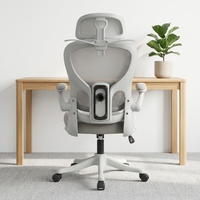 Chaise de bureau ergonomique pour cadre, poste de travail, personnel, 360° °   Chaise de bureau pivotante en maille avec support lombaire, chaise de bureau la moins chère