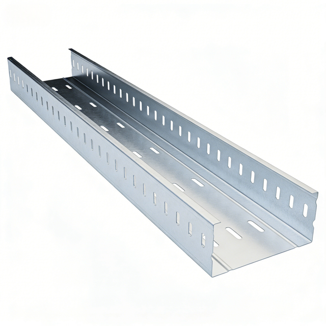 Ventilated Cable Tray Different Sizes Available Galvanized Perforated Trough for Ventilation Support
