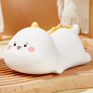 Lámpara Nocturna Infantil de Silicona con Diseño de Dinosaurio, Colorida, Tipo Grifo, LED, Portátil, para Dormitorio de Bebés - Product Image 6