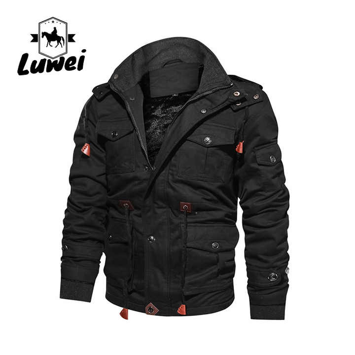 Winter Casual Windbreaker Hombre Male Coats Men Slim Thick