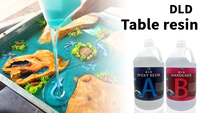 Résine époxy de coulée profonde DLD Premium - Résine transparente cristalline pour tables en bois