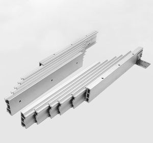 2024 disponible, riel de guía de mesa invisible deslizante plano de varias secciones, riel deslizante telescópico oculto <span class=keywords><strong>para</strong></span> mesa de comedor - Product Image 2