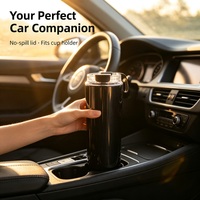 Tasse à café/bouteille d'eau isotherme personnalisée de 8 oz en acier inoxydable 304 à double paroi, couleur dégradée, avec couvercle en PP, simple et idéale pour les voyages