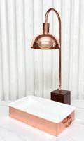 Lampe chauffante Liyunda pour buffet électrique, chauffe-plat rose doré avec contrôle automatique de la température