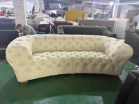 Ensemble de canapés de luxe de style européen pour salon, mobilier moderne en cuir