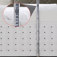 Matelas à ressorts ensachés individuels en mousse à mémoire de forme, gel et latex organique, haute densité, confort optimal, qualité supérieure, meilleur prix, vente en gros