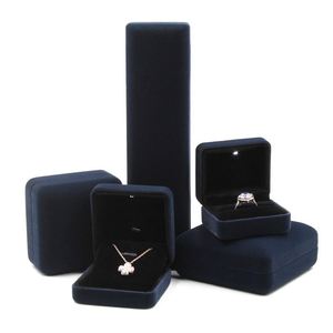 WEIMEI Velvet Jewelry <b>Box</b> <b>LED</b> <b>Light</b> Ring Necklace Bracelet Storage Customizable - Product Image 2