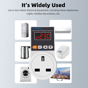 AC 220 В, автоматический протектор напряжения, разъем, регулируемый, 16 А - Product Image 5