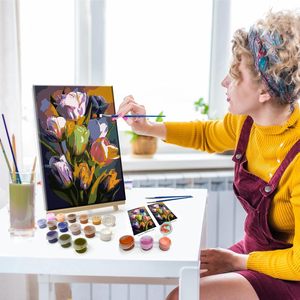 <span class=keywords><strong>Peinture</strong></span> personnalisée SONGWOO ART : <span class=keywords><strong>Photo</strong></span> sur toile encadrée pour adultes, cadeau idéal pour couple, <span class=keywords><strong>peinture</strong></span> par numéros - Product Image 4