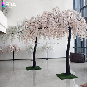 ตกแต่งงานแต่งงานและงานวันวาเลนไทน์ LEDA ต้นซากุระผ้าไหมสีขาวชมพูขนาดใหญ่คุณภาพสูง - Product Image 1