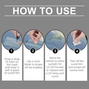 Ensemble de réparation de fissures de verre Clear Vision Car Front Windshield Nano Repair Fluid Set - Product Image 5