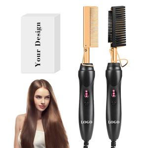 Cepillo Alisador Antiescaldaduras 0728 para Todo Tipo de Cabello, Peine Alisador para Estilistas y Blogueros de Belleza en Transmisiones en Vivo - Product Image 3