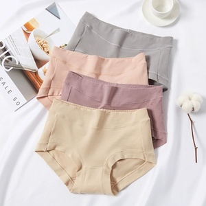 Braguitas sin Costuras para Mujer, a la Moda, de Cintura Media, Color Sólido, Suaves y Cómodas, Venta al Por Mayor en China - Product Image 1