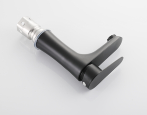 Juego de grifería para el hogar, de un solo orificio, de acero inoxidable negro, para calentador de agua, lavabo de baño, accesorios de grifería - Product Image 4