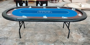 YH Professionnel折りたたみ式テキサスカジノカードゲームテーブル組み立てが簡単 - Product Image 6
