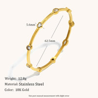 Bracelets de luxe en or 14K/18K non ternissables avec diamants taille marquise pour cadeau unisexe