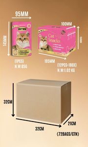 נימואו חיית מחמד מזון רטוב לחתולים חטיפים עוף סלמון בשר עוף סלמון כמזון מיוחד לחתולים עם מוצרי בשר בקר סלמון - Product Image 6