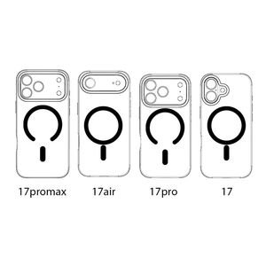 Funda Magnética para <span class=keywords><strong>iPhone</strong></span> 17 Pro Max Air, Transparente con Brillantina, Protección Antigolpes, Esquinas Reforzadas - Product Image 6