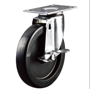 Atacado 75mm parte superior da indústria da roda resistente médio caster - Product Image 4