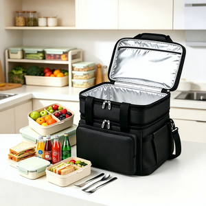 Sacs isothermes personnalisés avec logo, fermeture éclair, en tissu Oxford, sac isotherme portable, sac isotherme pour viande, sac isotherme pour supermarché - Product Image 4