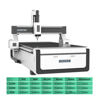 Machine de découpe CNC Xunke de haute qualité 1325, 3 axes, pour la découpe du bois, des lettres, de l'acrylique, du PVC, de l'aluminium, avec aspiration pour le nouveau modèle